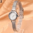 thumbnail image 7 of UDIYO Fashion Women Slim Mesh Band Bracelet Round Dial Quartz Wrist Watch Gift, 7 of 7