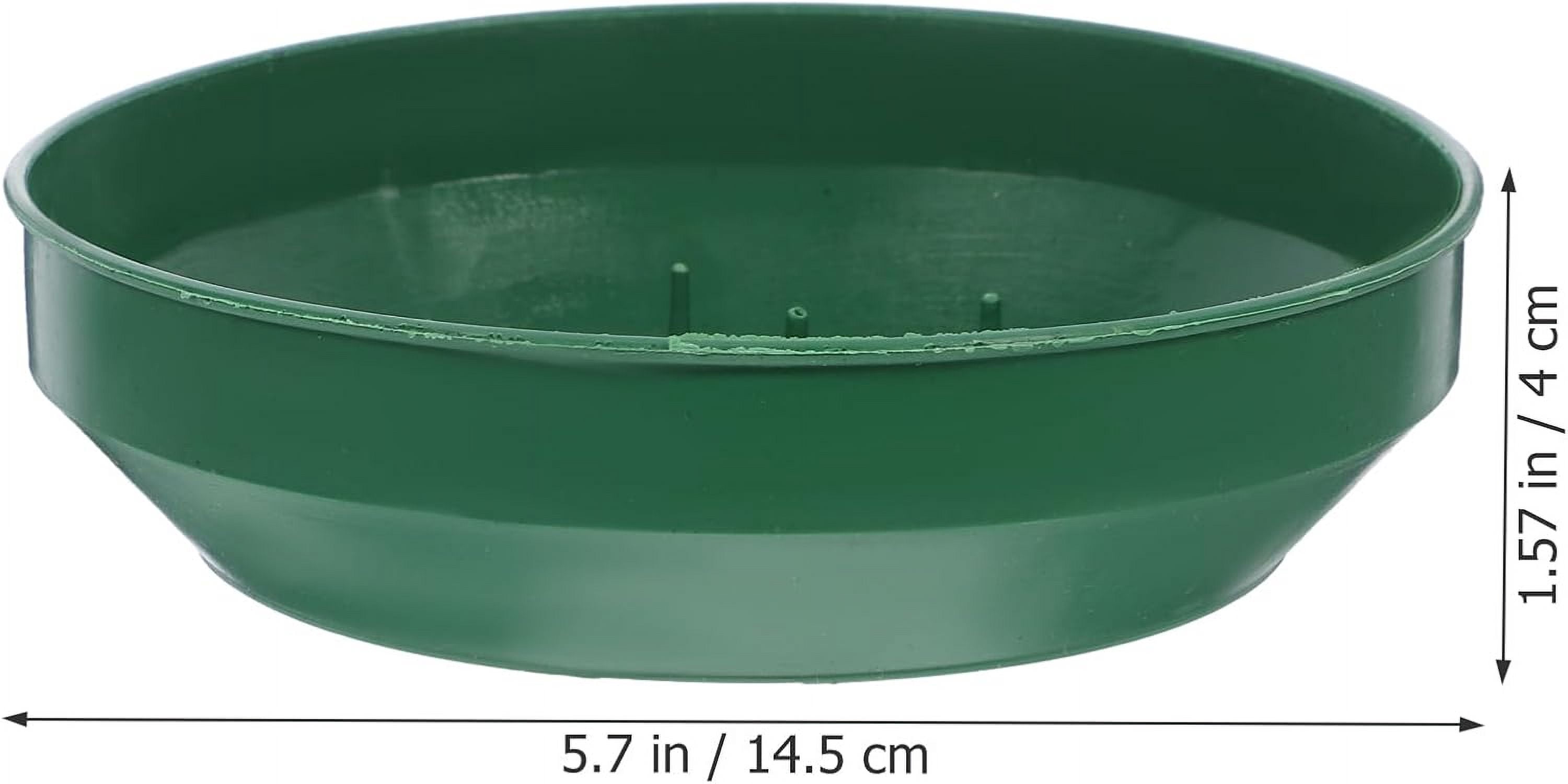 ABPETE 10pcs Floral Foam Bowls, Arrangements Centerpiece Foam Tray Florist Supplies for Party Wedding Fresh Artificial Flowers