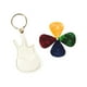 thumbnail image 3 of Estuche para guitarra con llavero y 4 púas para ukelele. Blanco, 3 of 8