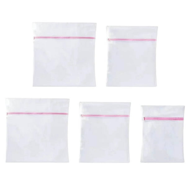 Injueey Paquete de 5 bolsas de lavandería para ropa, bolsa de lavandería de malla duradera práctica y resistente al desgaste, como se Type3 NO3