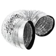thumbnail image 2 of Aluminum Foil Vent Pipe Flexible Air Duct Practical Kitchen Exhaust Pipe, 2 of 9