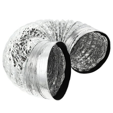 MERRYHAPY Aluminum Foil Telescopic Duct for Kitchen Ventilation Flexible 4-10 Inch Diameter