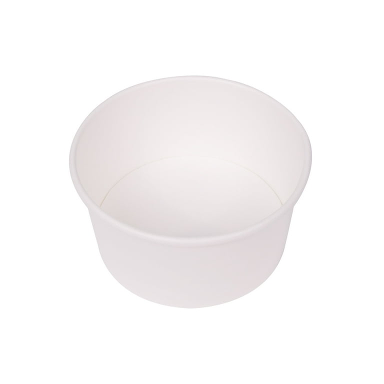 Karat Earth Flat Lid for 4oz Eco Food Container - 1000ct, White