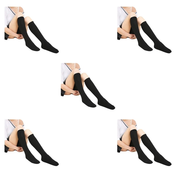 Sonducket Medias hasta el muslo a rayas sobre la rodilla calcetín largo botas JK Cosplay medias calentadores de piernas Día de San Valentín accesorios Type2 Sonducket CBP342577