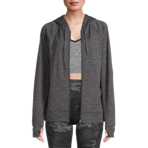 Athletic Works Women's Super Soft Zip Up Hoodie Jacket