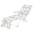 thumbnail image 1 of Microfiber Beach Chair Cover Outdoor Pool Sun Lounger Towel Cover, 1 of 7