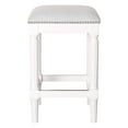 thumbnail image 7 of Manchester 27in.H Square Counter Stool- Alabaster White, 7 of 7