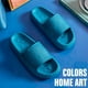 thumbnail image 5 of Sandalias Suaves Zapatillas Antideslizantes Diapositivas Para Verano Playa Mar (Azul 44-45), 5 of 8