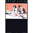 thumbnail image 2 of National Institutes of Health 18x24 Black Ornate Framed Double Matted Museum Art Print Titled: Art of Living, 2 of 5