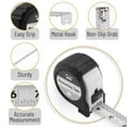 thumbnail image 4 of Mr. Pen- Tape Measure, 25-Foot, White, Steel Measuring Tape, Tape Measure with Fractions, 4 of 7