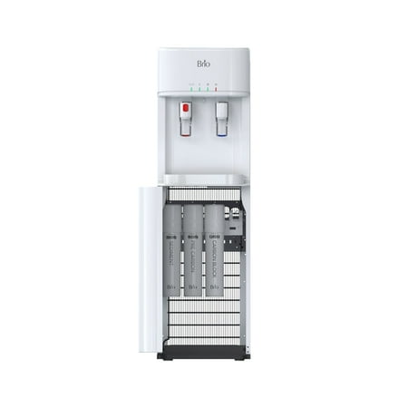 Brio Bottleless Water Dispenser with Self-Cleaning and 3-Stage Filtration for Hot & Cold Water