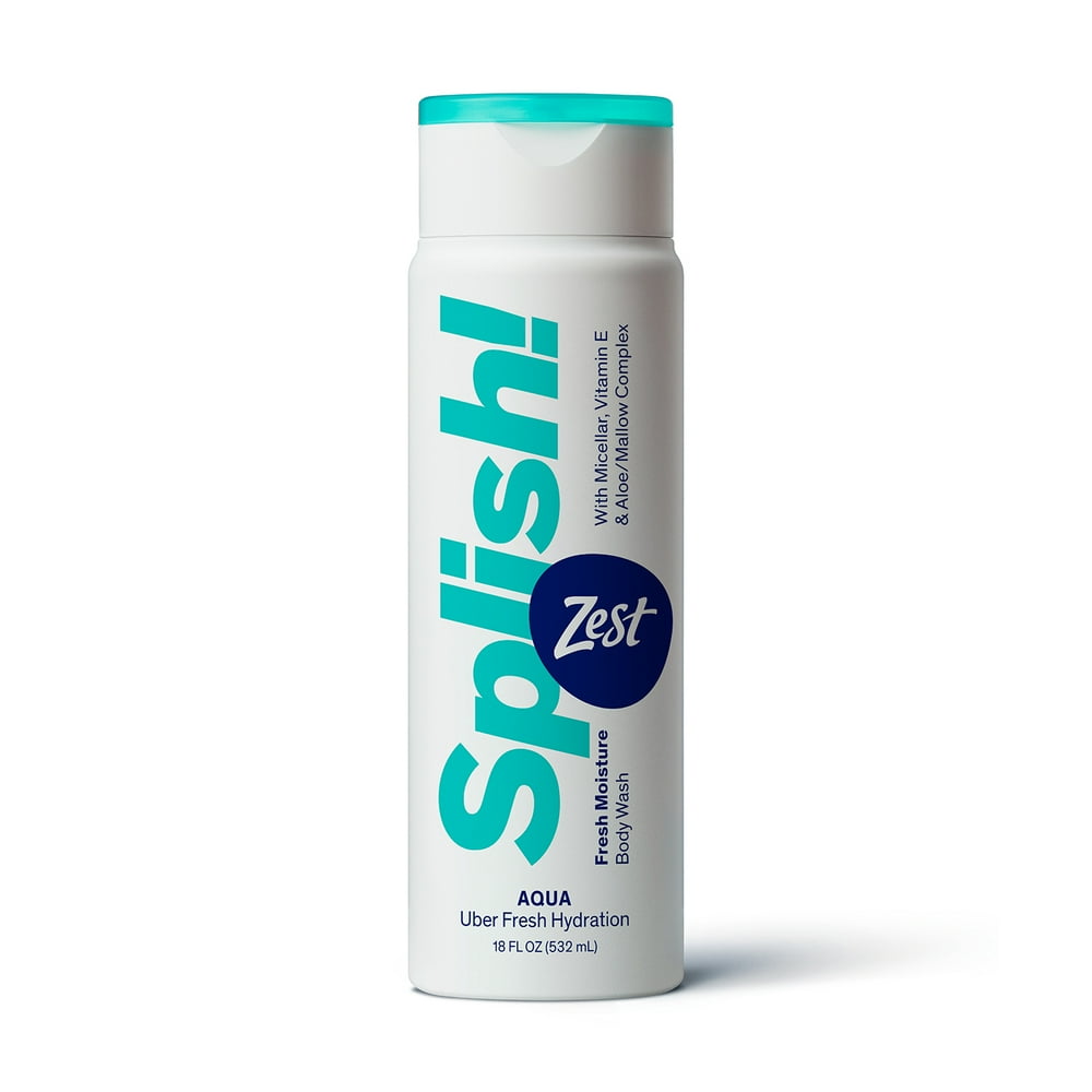 Zest SPLISH! AQUA BODY WASH 18OZ