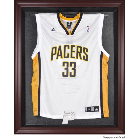 Indiana Pacers Mahogany Framed Team Logo Jersey Display Case