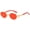 Gold Red, variant on Metal Steam Punk Sunglasses Men Women Oval Round Glasses Hip Hop Sun Glasses
