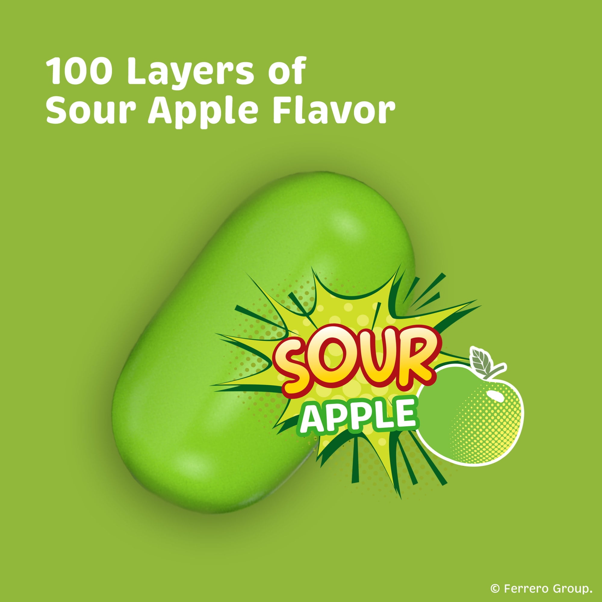Tic Tac Sour Apple, On-the-Go Pocket-Sized Mints, 200 pieces, 3.4 oz Bottle Pack