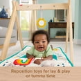 thumbnail image 6 of Fisher-Price Wooden Activity Gym, Wood Frame with 3 Sensory Toys & Mat for Newborn Babies, 6 of 9
