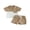 Khaki, variant on Cenuakty Toddler Baby Boy Shorts Set Contrast Half Zipper Collared Short Sleeve Shirt and Solid Shorts 2 Piece Summer Waffle Outfit