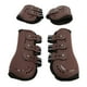 thumbnail image 3 of Protector de pata de caballo, protección contra absorción de golpes, botas ligeras y ajustables para patas traseras y delanteras de caballo para saltos y equitación M, 3 of 12