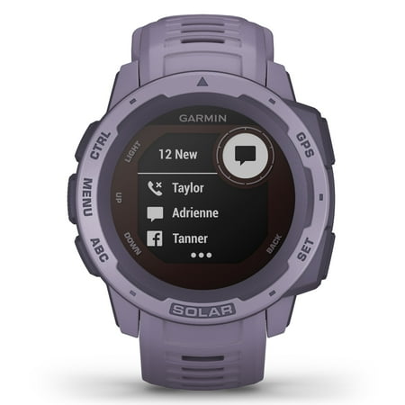 Garmin - Instinct Solar Smartwatch 45mm Fiber-Reinforced Polymer - Orchid