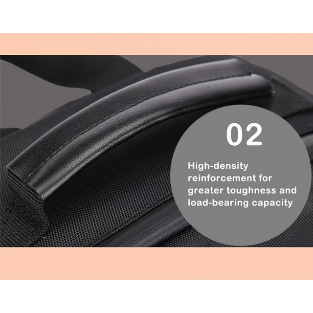 Sac de Drone à Double Épaule Sac à Dos Portable Messager Poitrine Capacité Voyage Transport Rigide Mode Voyage Étui de Transport Sac à Main pour Accessoires DJI Femmes Gris