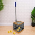 thumbnail image 2 of Recogedor de pelotas de tenis de mesa, gran capacidad, duradero, portátil, ajustable Estándar de color naranja kusrkot recogedor de bolas, 2 of 8