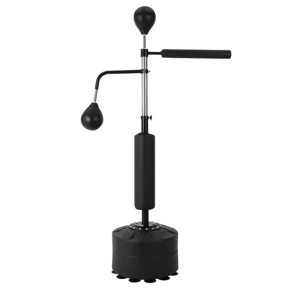 Boxing Speed Trainer – Freestanding Punching Bag with 360° Spinning Reflex Bar, Speed Balls & Gloves, Adjustable Height for Teens & Adults