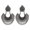 Silver, variant on CIYISON Classic Metal Tassel Drop Earring Jhumka Indian Ethnic Bollywood Dangle Earrings