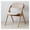Khaki, variant on Folding Wooden Chairs with Padded Seats Foldable Dining Chairs Removable Cover Padded Stackable Wood Single Comfortable Chair for Home Office Wedding