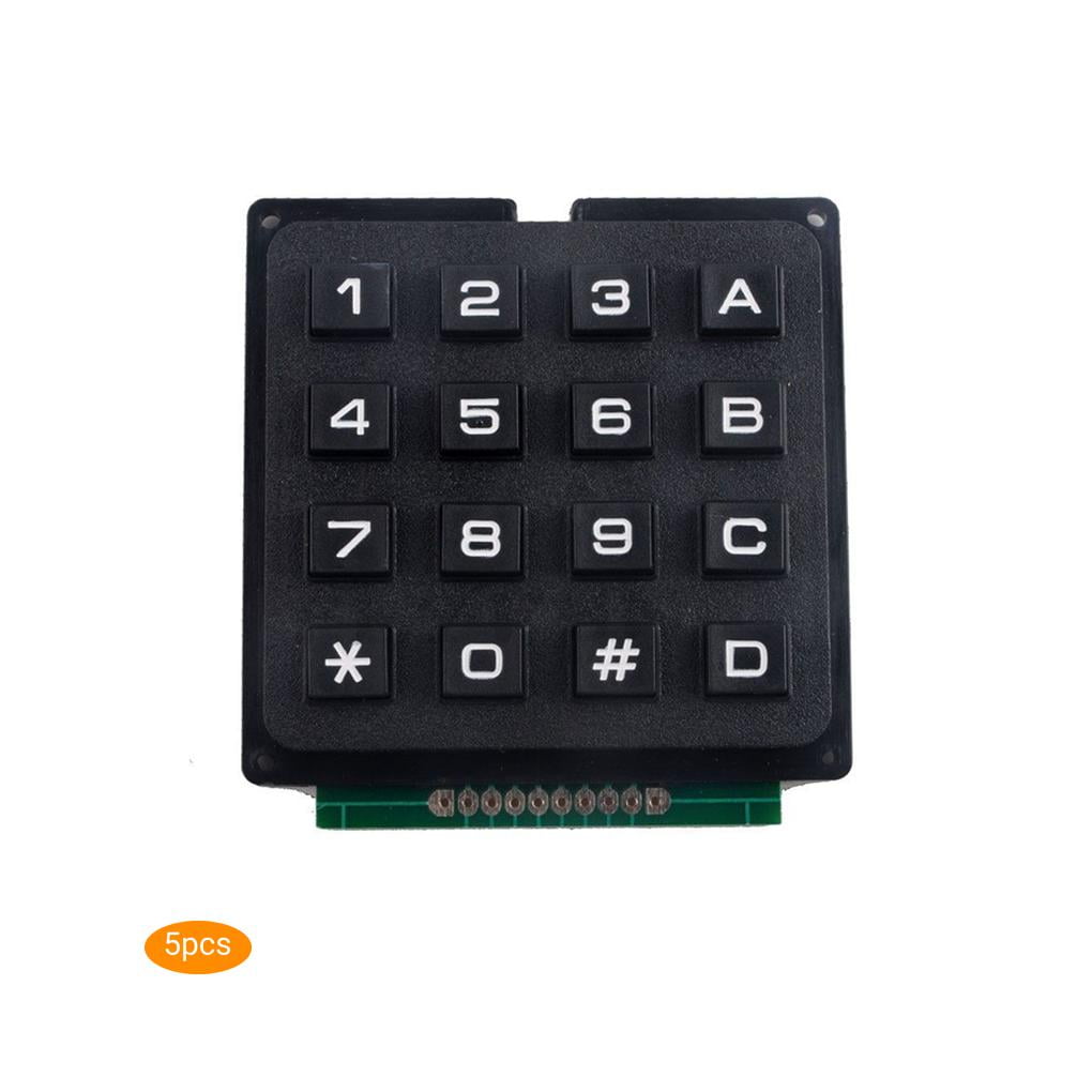 5PC 4*4 film matrix keyboard single chip microcomputer external control keyboard 