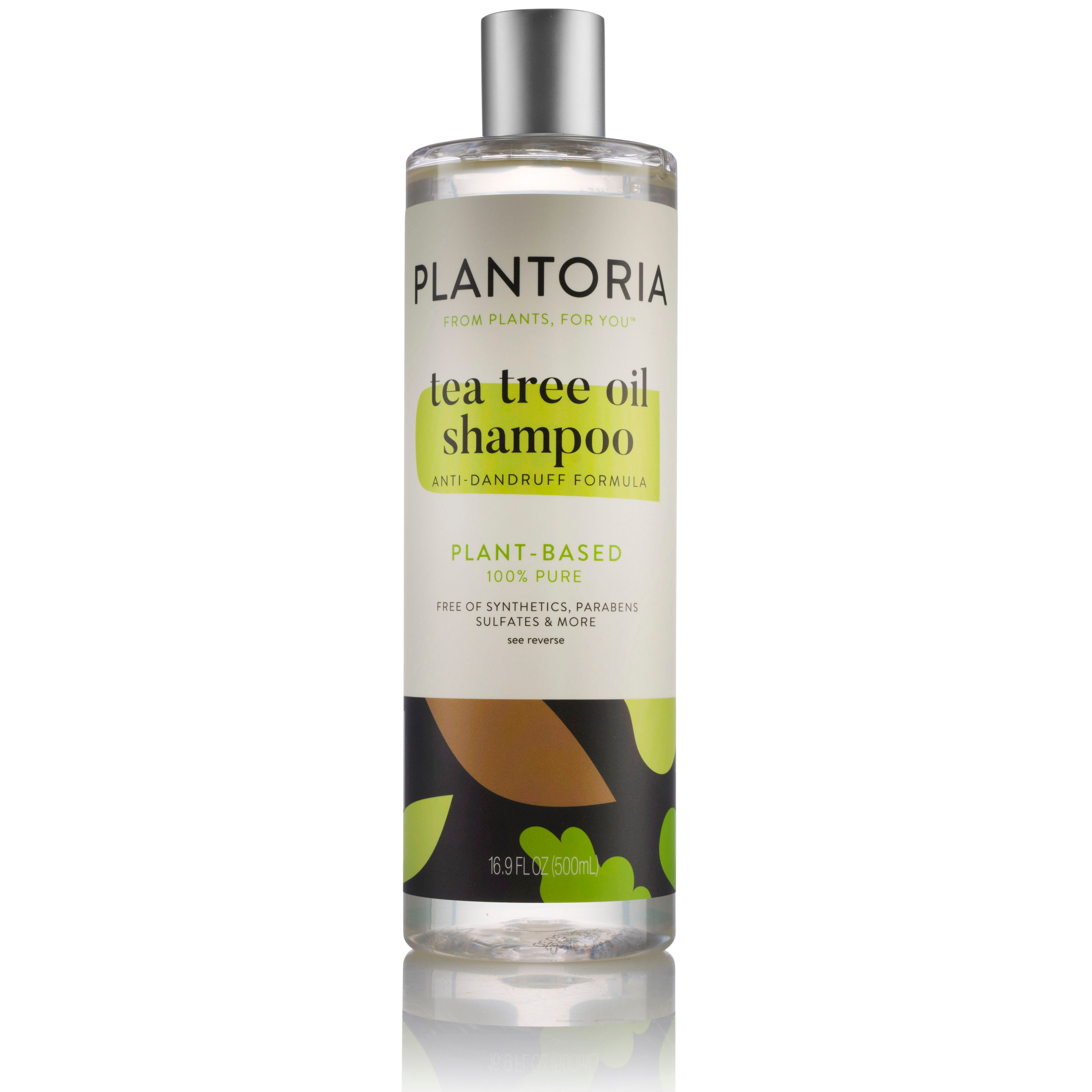 Plantoria Tea Tree Oil Shampoo Plant Based Pure Vegan Organic Tea
