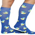 thumbnail image 4 of Printsupport Women 12 mmHg Support Socks  Regular  Pineapple Toss, 4 of 7