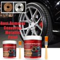 thumbnail image 2 of VELIMO Rust Removal Converter Metallic Paint,100G/300G Water-Based Metal Rust Remover,Rust Remover Converter for Metal,Car Anti Rust Paint Chassis Universal with Brush (300g+Brush,1 Set), 2 of 8