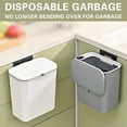 thumbnail image 7 of RBCKVXZ Plastic Hanging Trash Can with Lid, Kitchen Compost Bin for Counter Top, Under Sink or Wall Mount, Small Garbage Can for Cupboard, Bathroom, Bedroom, 7 of 7