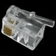 thumbnail image 2 of Conector RJ9 de plástico transparente, 30 unidades, 4P4C, adaptador telefónico, 2 of 8