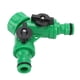 thumbnail image 3 of Nimomo Divisor en T de 2 uds., Divisor de Agua multipropósito G3/4 PNTY DN20, Divisor de Agua de 3 vías, Conector en T, válvula adaptadora con interruptores, Herramienta de jardín, 3 of 5