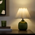 thumbnail image 3 of Home Decor Collection 12.5" Green Ceramic Table Lamp, 3 of 5