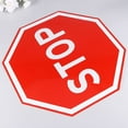 thumbnail image 1 of SHOWERORO 1Pack Stop Traffic Sign Red Aluminium Plate Vintage Safety Warning Indoor Use, 1 of 8