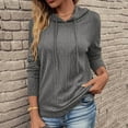 thumbnail image 2 of Sudadera con capucha de Manga larga para Mujer Gibobby Gris XL, 2 of 5