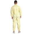 thumbnail image 2 of Kaerm Men's One Piece Work Coveralls Jumpsuits Long Sleeves Front Zipper Workshop Body Suits Yellow 4XL, 2 of 7