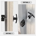 thumbnail image 3 of HEALEEP 1 Set of Barn Door Lock Set POM Privacy Lock for Garage Door Lock, 3 of 8