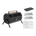 thumbnail image 4 of Parrilla multiusos para barbacoa, soporte de sobremesa para camping, picnic y patio. Negro, 4 of 9
