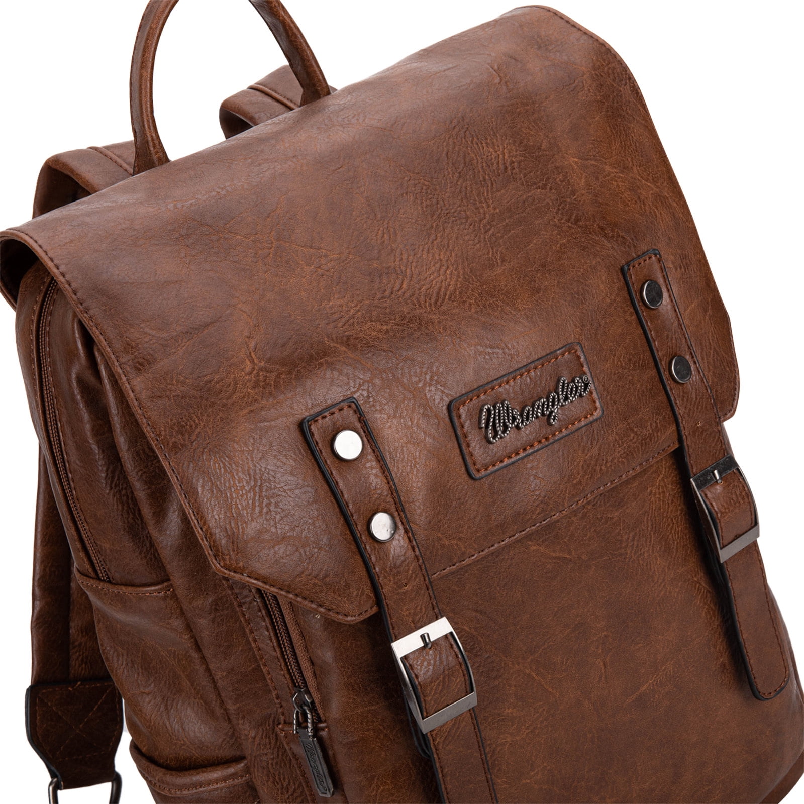 1456 × Wrangler Fashion Backpack Vegan Leather Travel Backpack Purse Montana West - Brandclub - Montana West Wrangler Leopard  main image 3