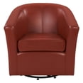 thumbnail image 6 of Hayden Swivel Bonded Leather Tub Chair, Multiple Colors, 6 of 6