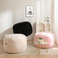 thumbnail image 3 of Bean Bag Chair Bed for Kids, Convertible Bean Bag Folds from Lazy Chair to Floor Mattress Bed, Stuffed Floor Sofa Couch Sofa Bed for Boys and Girls, High-Density Foam Filling, Pink, 3 of 12