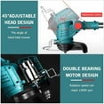 thumbnail image 5 of 24V 1880W 3 IN 1 Electric Lawn Mower 13000Rpm Cordless Grass Trimmer Length Adjustable Cutter For 18V Battery ,Efficient Cutting, 5 of 7