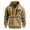 Beige, variant on Lovskoo Men's Multi-Pocket Cargo Fleece Hoodie Spring and Fall Printed Hooded Sweatshirt Half Zip Pullover Sweatshirt Black