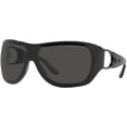 thumbnail image 2 of Ralph Lauren Womens Rl8189q Square Sunglasses Shiny Black/Dark Grey 34 Millimeters, 2 of 5
