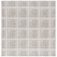 thumbnail image 2 of Safavieh Beach House Eliot Geometric Indoor/Outdoor Area Rug, Gray/Ivory, 6'7" x 6'7" Square, 2 of 6