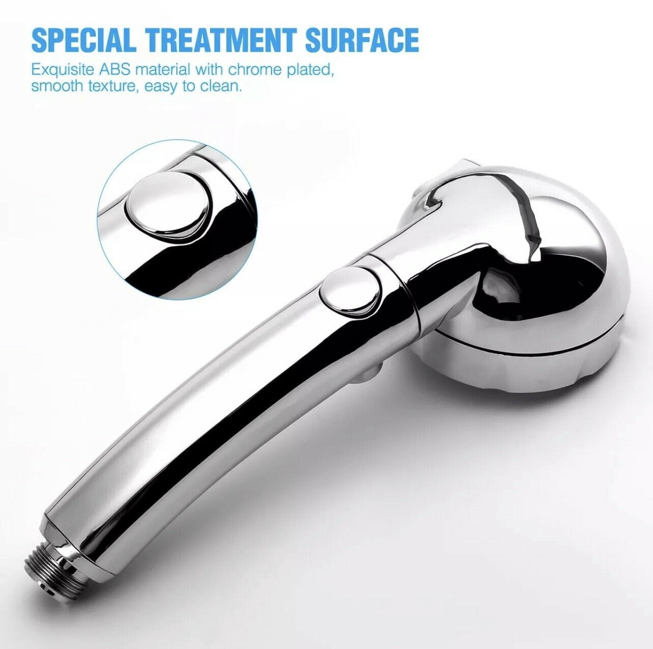 High Pressure Handheld Shower head  ON/OFF Pause Switch 3 Spray Modes Sprayer Puppy Shower For RV Camper Mobil Home Long Hose 78"