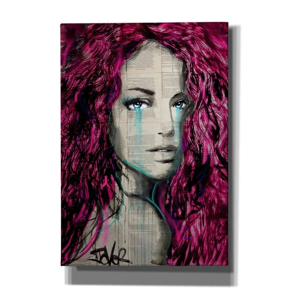 Epic Graffiti 'Satin' by Loui Jover, Canvas Wall Art, 18"x26"